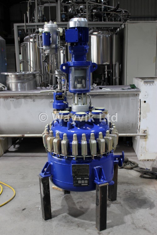 155 Litres Glass Lined Reactor 21 barg Full Vacuum